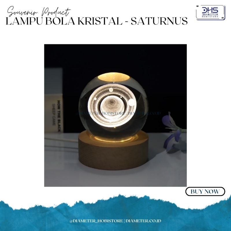 HIASAN LAMPU BOLA KRISTAL
