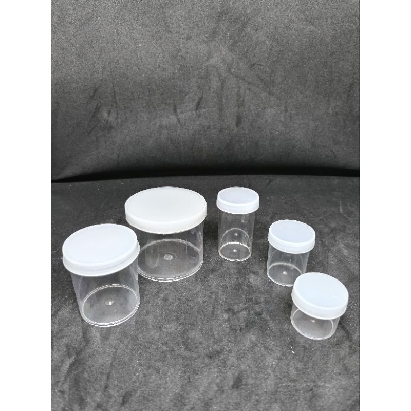 pot plastik jar/pot urine/pot salep 10cc,20cc, 30cc,50cc,100cc