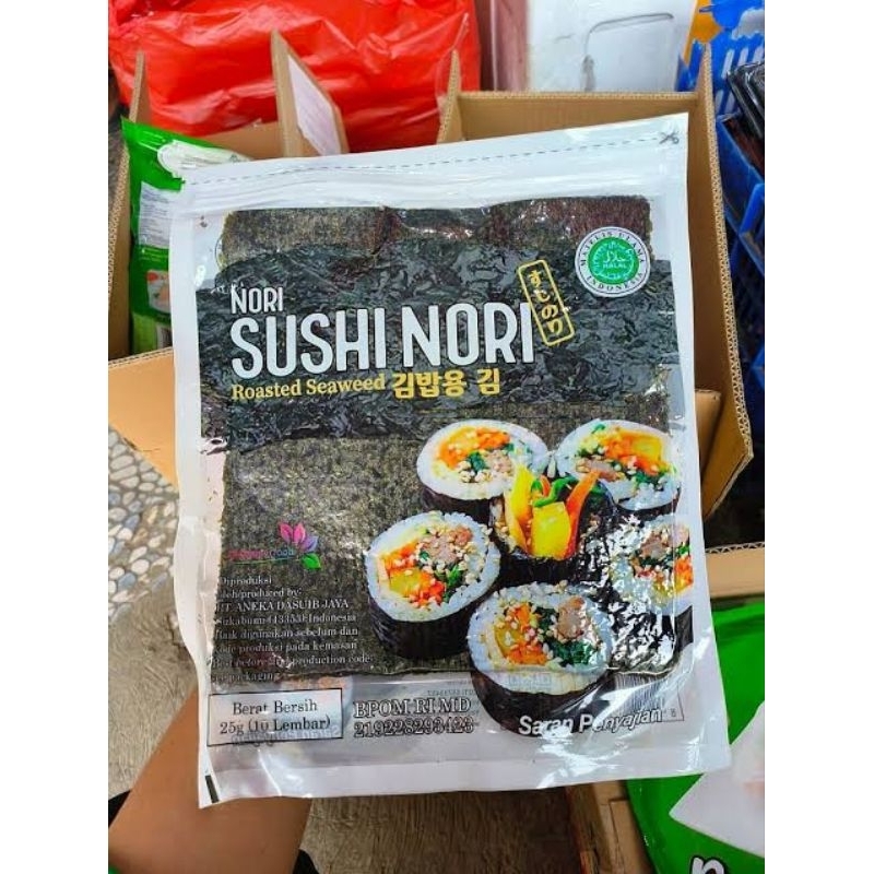 

Sushi nori isi 10 lembar