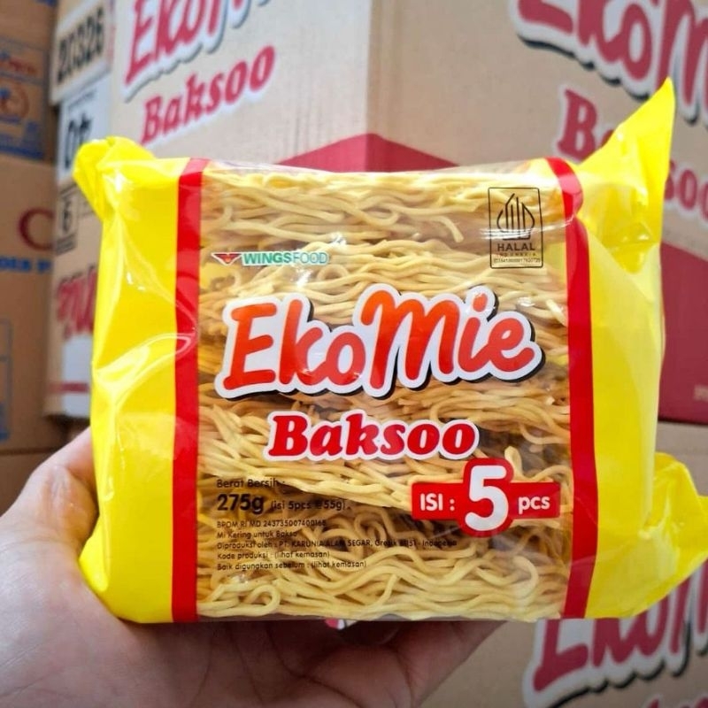

Ekomie bakso isi 5pcs (1 dus isi 16 pack)