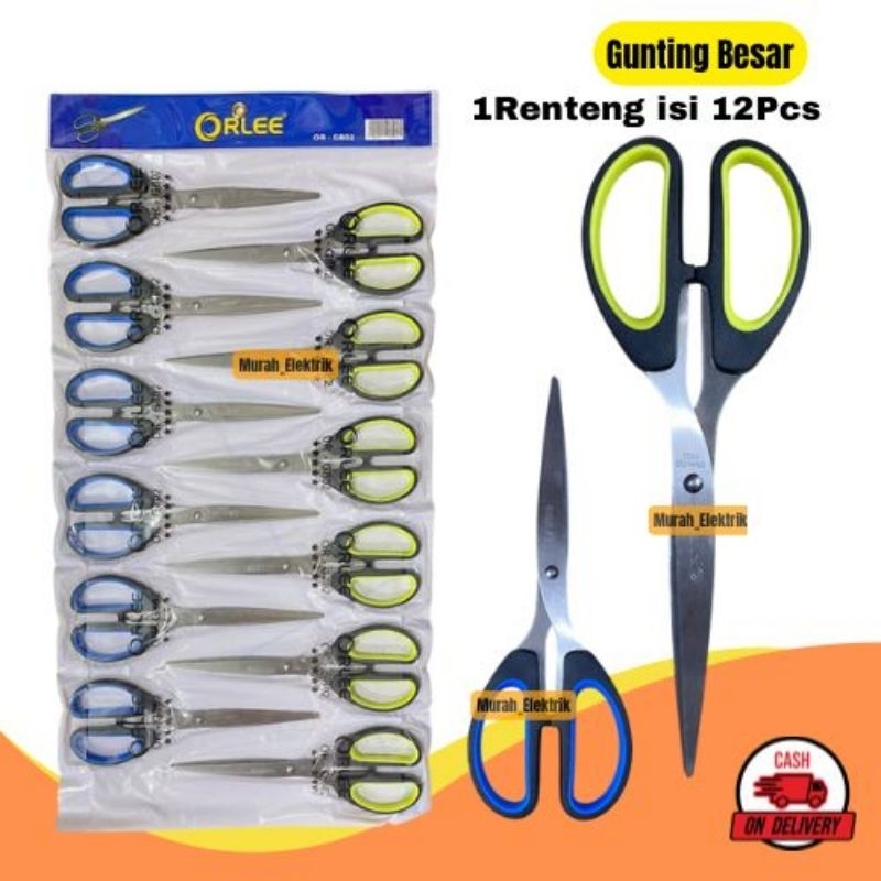 

Paket Gunting Besar Stainless Tajam Renteng/ Gunting /Gunting Besar / Gunting Potong