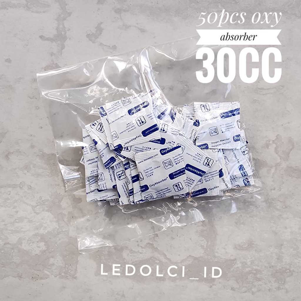 

(50 PCS) OXYGEN ABSORBER 30 CC | (50 PCS) OXY ABSORBER PENGAWET MAKANAN 30 CC