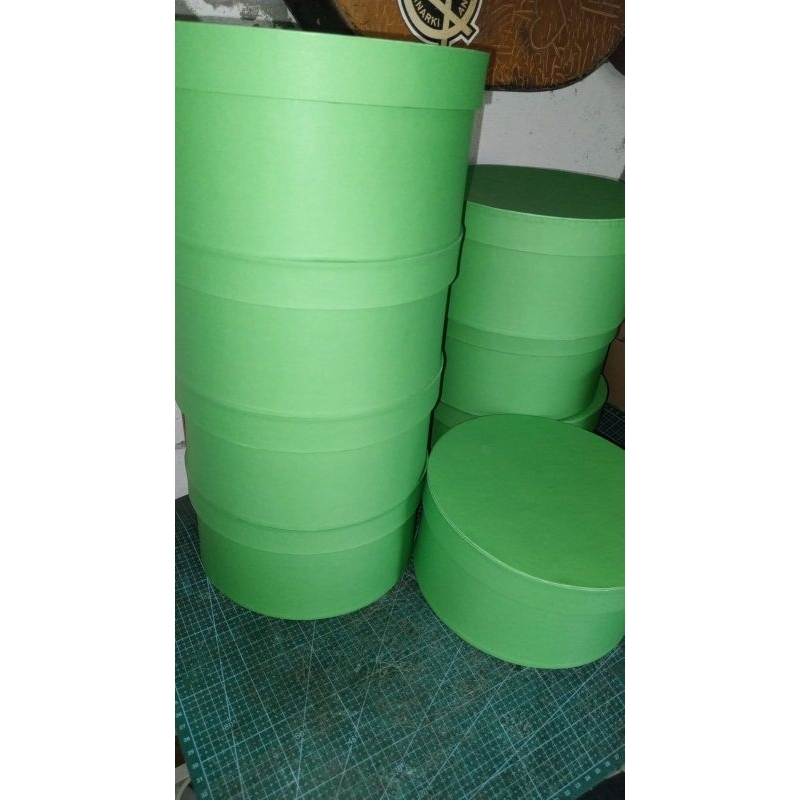 

round box box bulat, box bunga box kado 20 x 10