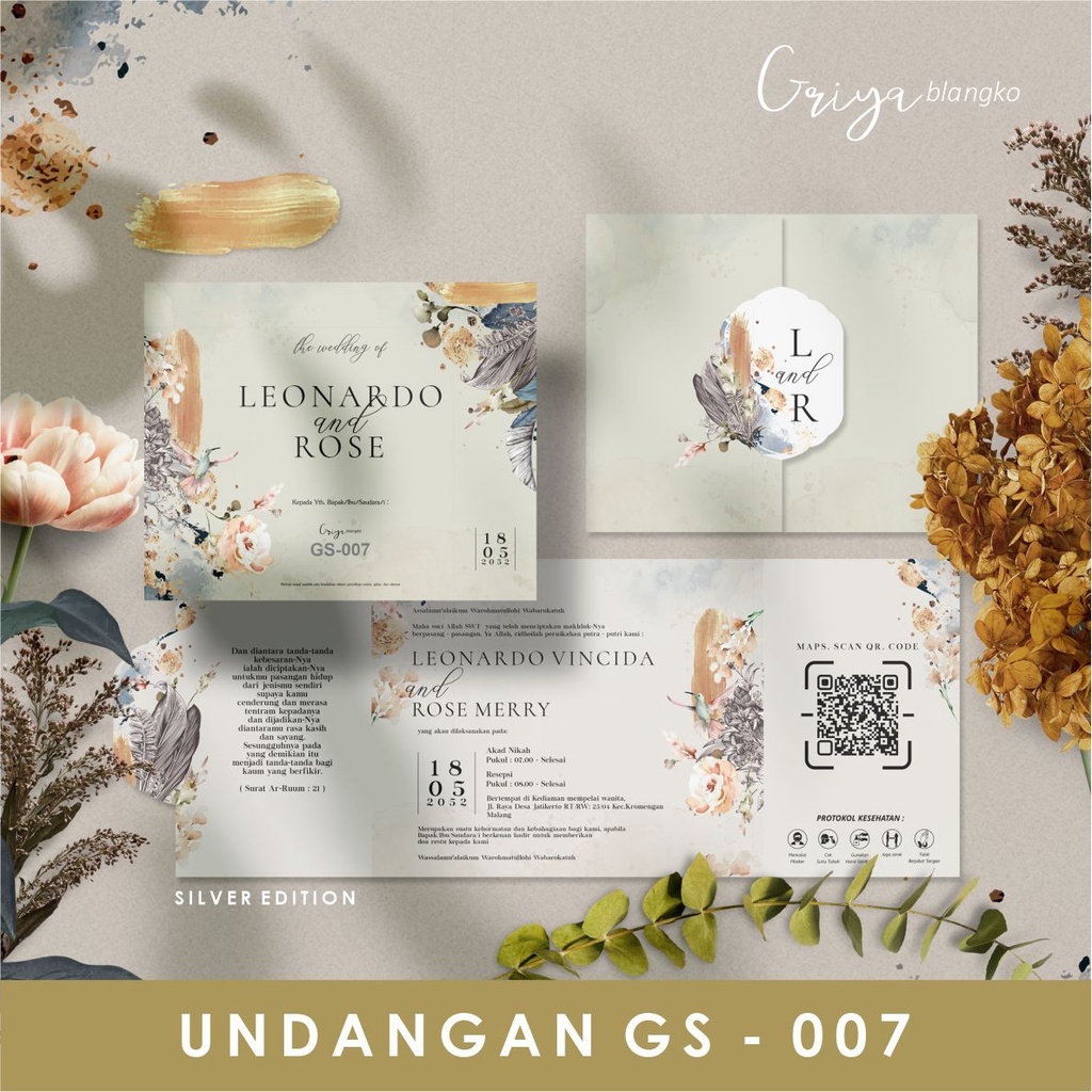Blangko Undangan Griya GS 007