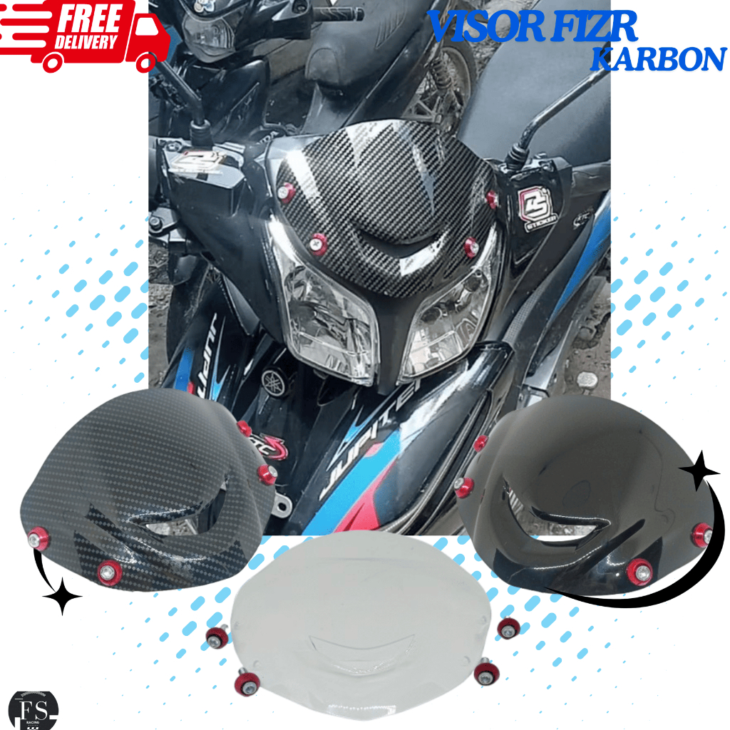 VISOR PLUS BAUT MIO SHOGUN 125ZR FIZ R MIO VEGA R VEGA ZR SUPRA DAN MOTOR LAINNYA