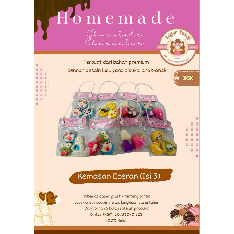 

Coklat Karakter Kemasan Eceran | Coklat Karakter | Souvenir Coklat | Souvenir Ultah