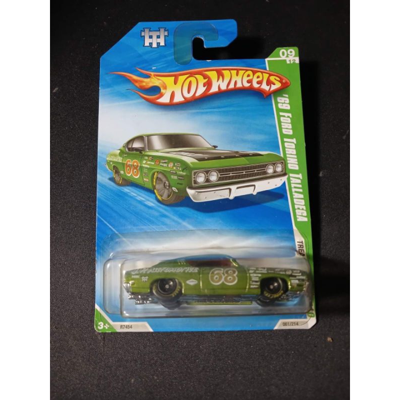 Hotwheels Super Treasure Hunts 69 Ford Torino Talladega Pink Window Variant