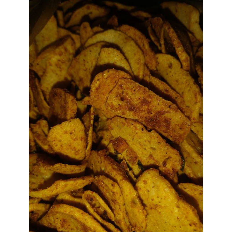 

Basreng koin pedas daun jeruk 500gram