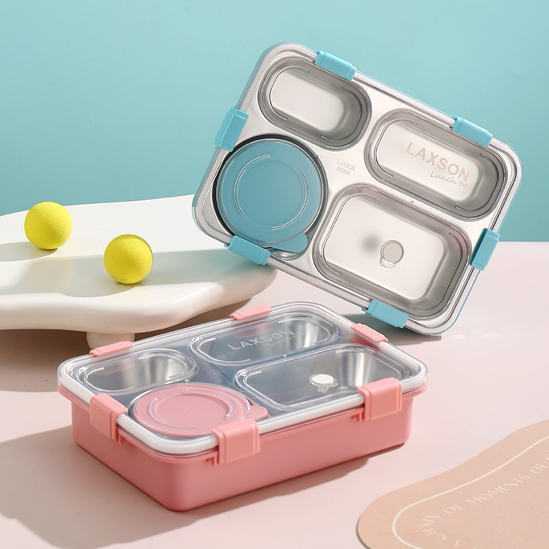 Lunch Box Stainless Steel Sekat Kotak Makan Anak Sekolah Kotak Makan Catering Kerja 7072