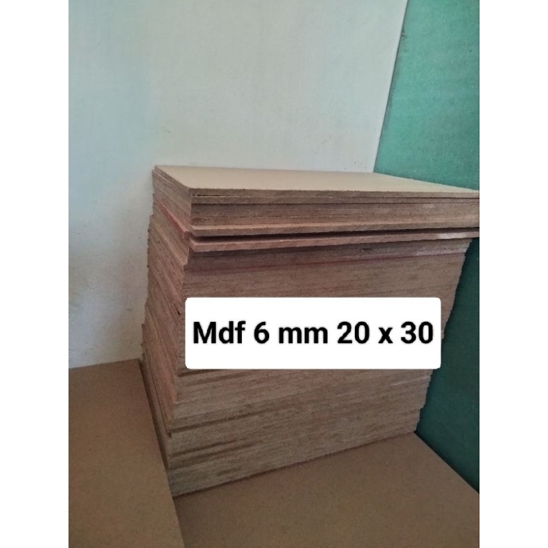 PAPAN MDF 6 MM 20X30 / BAHAN MENTAH MDF 6MM / PAPAN MDF/ PAPAN WALLDECOR 6MM