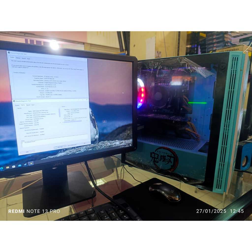 PC Second Game Intel Core i7 Gen 3 Ram 8 SSD 256 HDD 500 MURAH