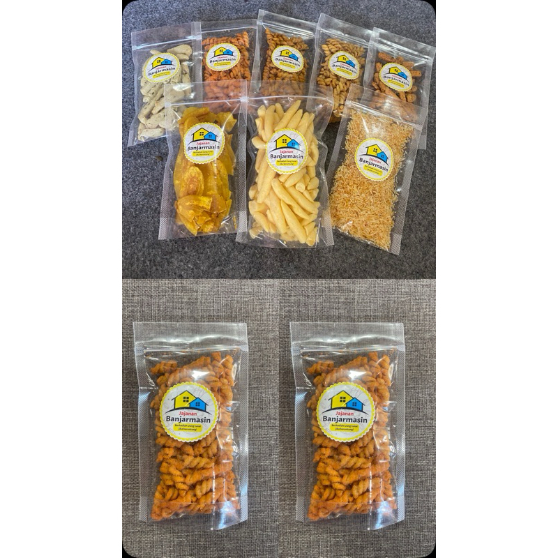 

cemilan 5000an berhadiah varian makaroni spiral balado