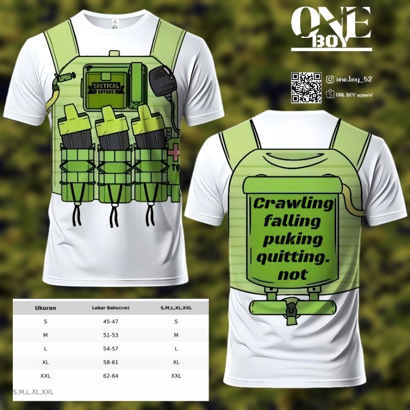 Kaos Rompi Anti Peluru. (Plate Carrier)