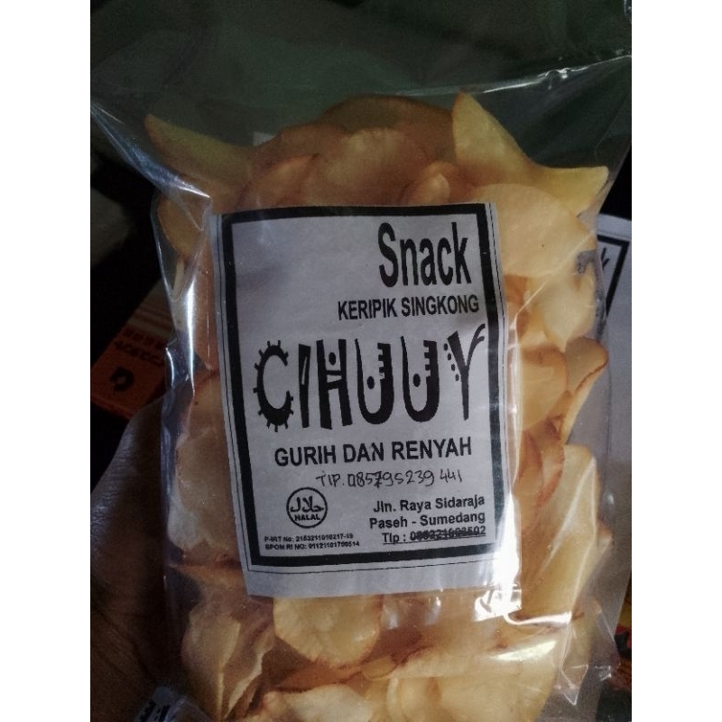 

keripik singkong cihuuy gurih dan renyah