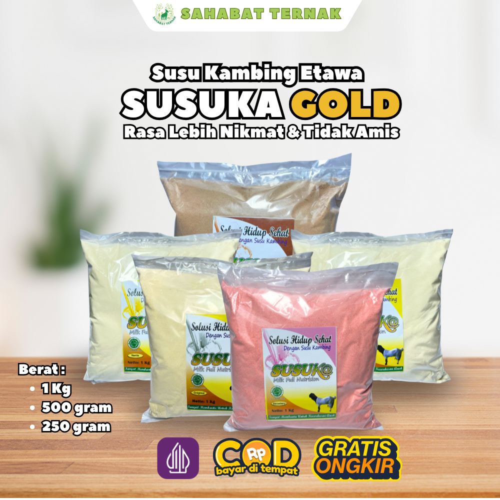 

Susu Kambing Etawa Susuka Gold