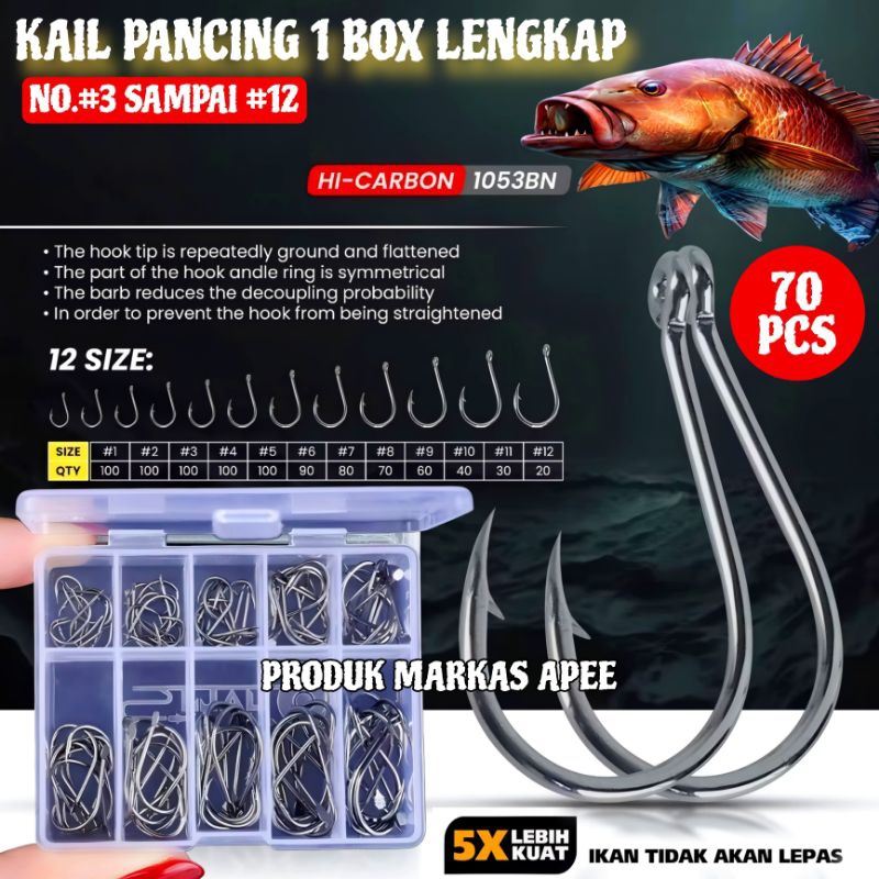 KAIL PANCING FULLSET 1 BOX - KODE1