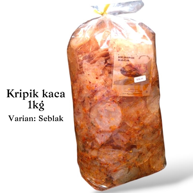 

Keripik Kaca Pedas Varian Rasa Seblak 1Kg