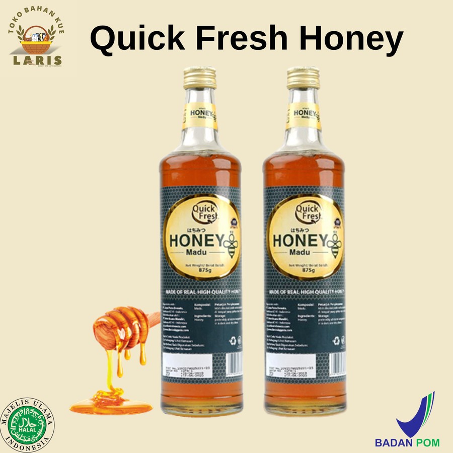 

QUICK FRESH HONEY KEMASAN BOTOL 875 ML