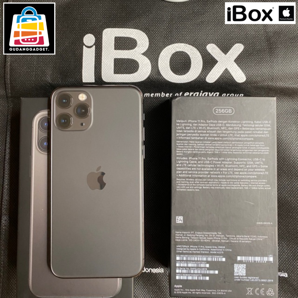 Apple iPhone 11 Pro | 11 Pro Max 512GB 256GB 64GB Second Resmi Indo iBo x