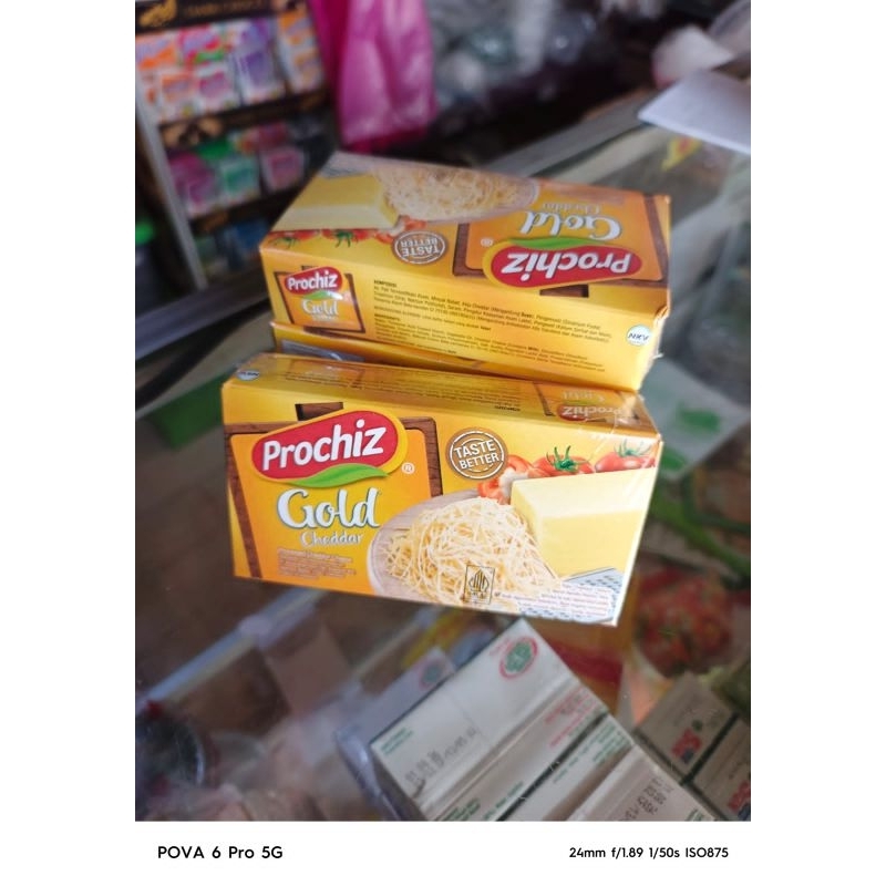 

Keju Prochiz Gold / Keju Cheddar Prochiz 160 gram