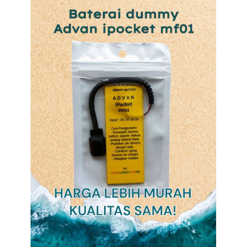 baterai dummy mifi ADVAN IPOCKET MF01 murah