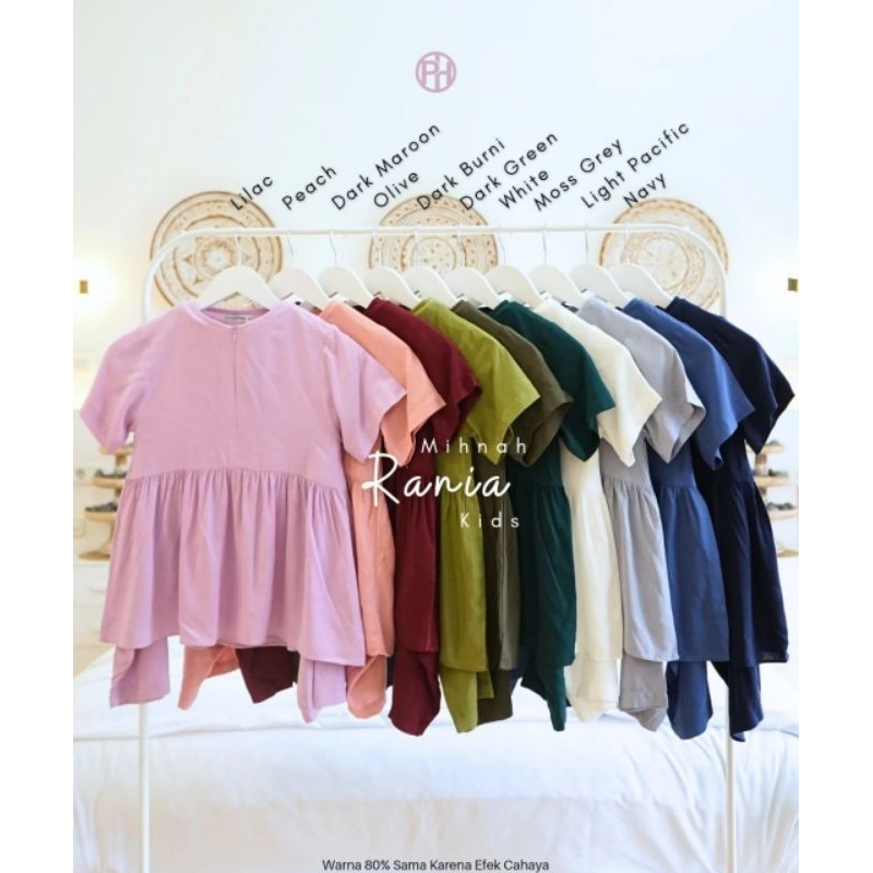Pelangi Hijab 1Set Mihnah Rania Baju Dan celana kids
