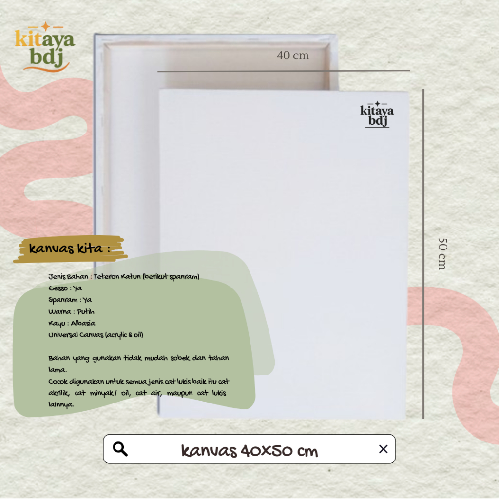 

Kanvas 40x50cm