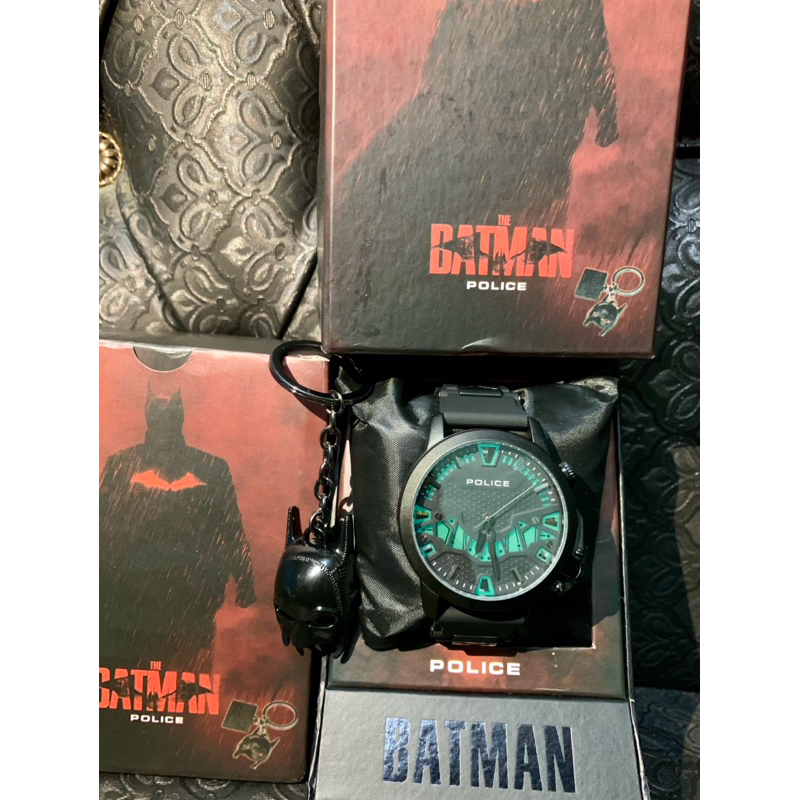 Jam tangan police batman black green