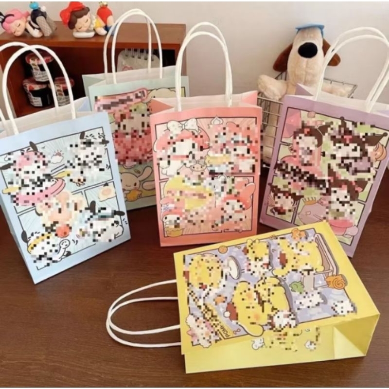 

HC Paper Bag Kantong Kertas Happy birthday Animasi Goodie Bag Bingkisan Snack Anak Tas Hampers Kado