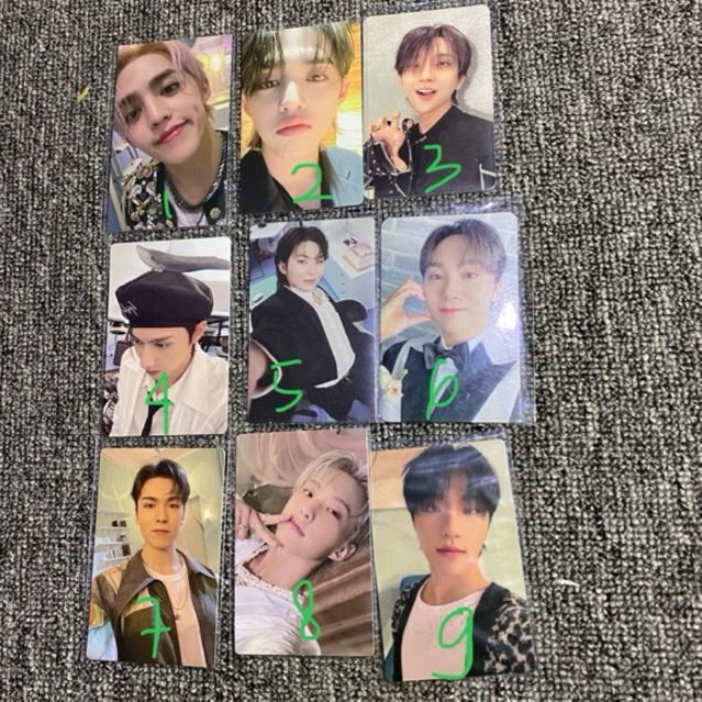 Photocard Scoups hoshi dino vernon seungkwan jun woozi Seventeen heaven ums fml yzy attaca