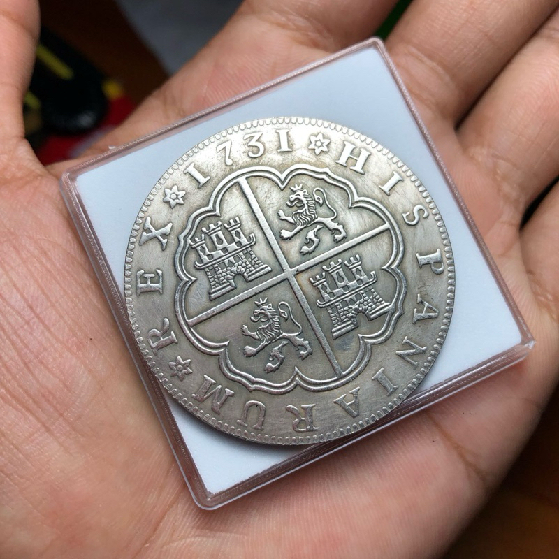 Koin Hispan Tahun 1731 Langka