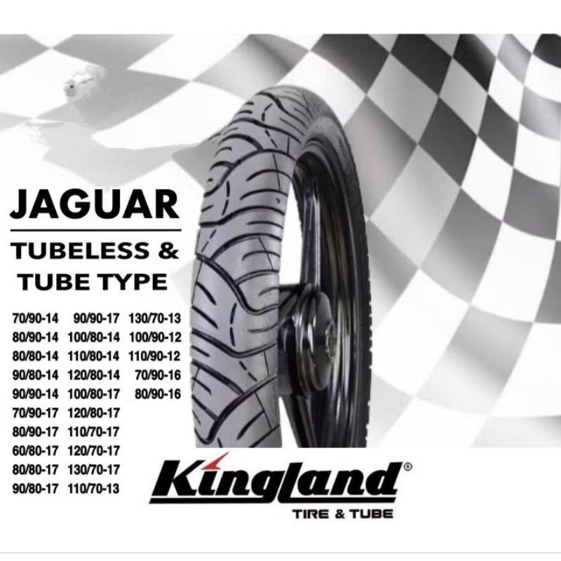 BAN MOTOR KINGLAND TUBELESS JAGUAR ORIGINAL RING 14