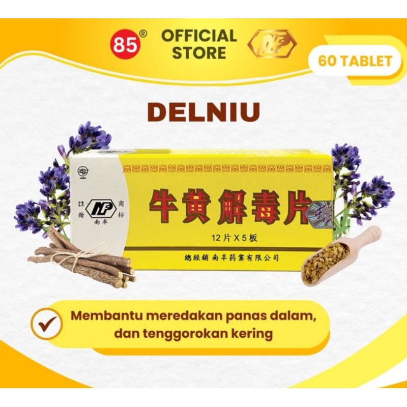 

DELNIU OBAT PANAS DALAM NIU HUANG JIE DU PIAN