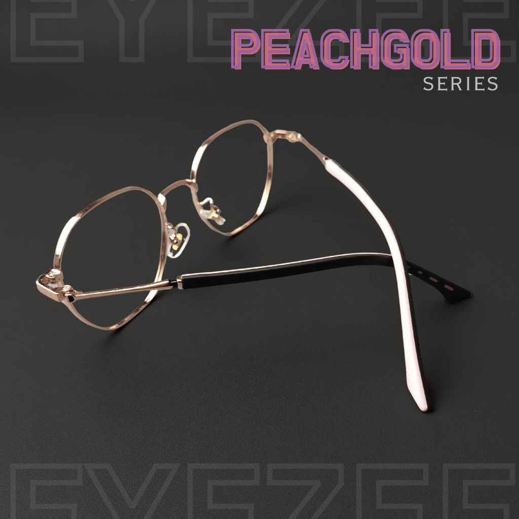 EYEZEE - Red Scarlet Frame Kacamata Oval Merah Hitam Round Kacamata Korea Asian Fit