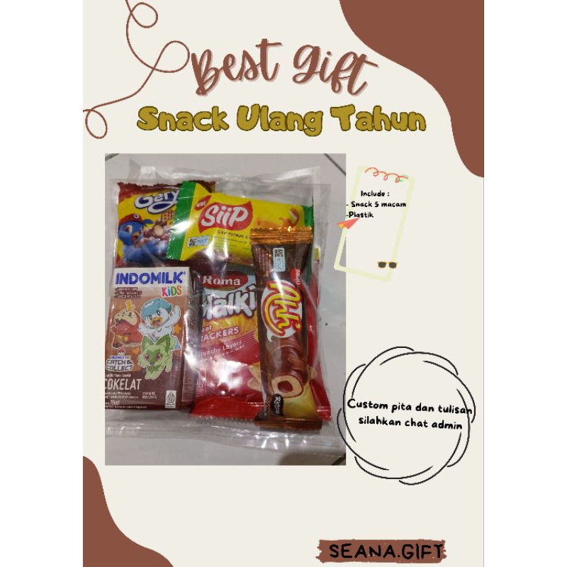 Snack ulang tahun/Snack ultah murah/Snack ultah anak/Jajan murah/Jajan anak/Snack kantor/Snack sempr