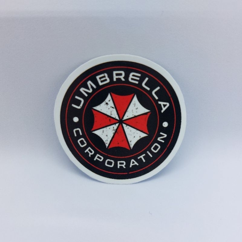 

Stiker Umbrella Corporation Aesthetic Vinyl Laminasi Glossy