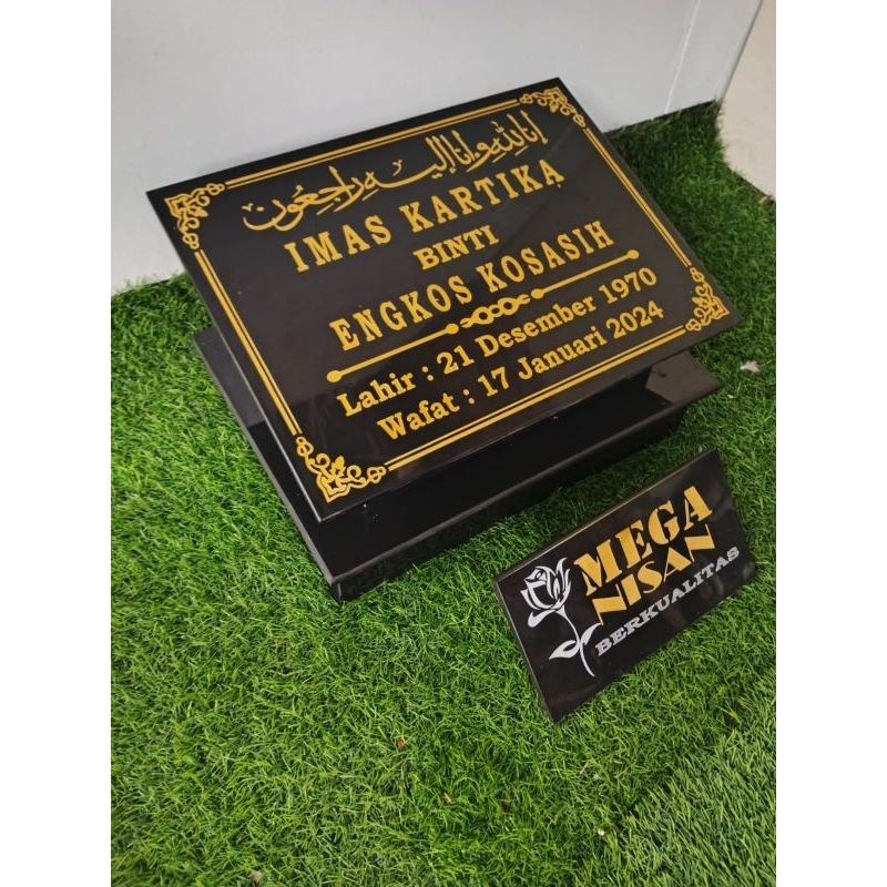 BATU NISAN GRANIT TILE( 30X40)BATU KUBURANMAESAN GRANIT TILE+PACKING KAYU