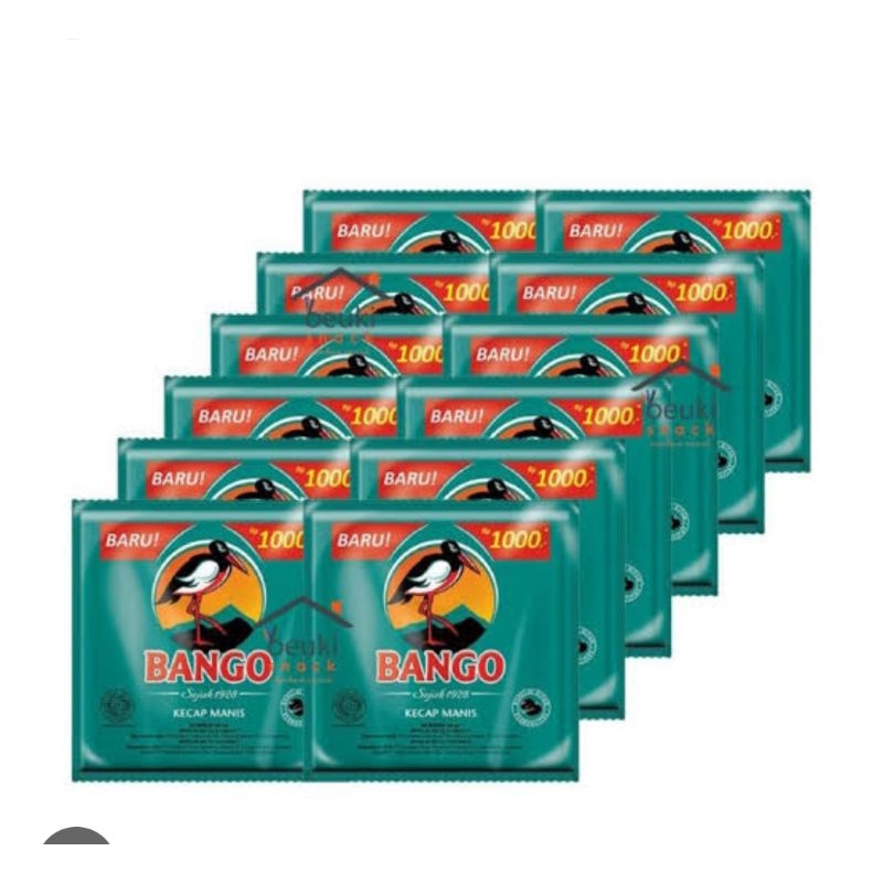 

kecap Bango 1 renceng isi 12