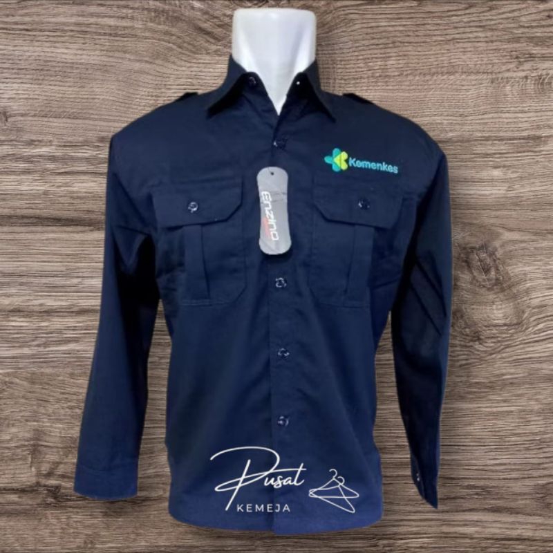 kemeja Kemenkes seragam Kemenkes baju Kemenkes navy