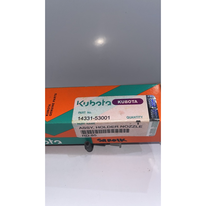 ASSY HOLDER NOZZLE RD85 KUBOTA ORIGINAL