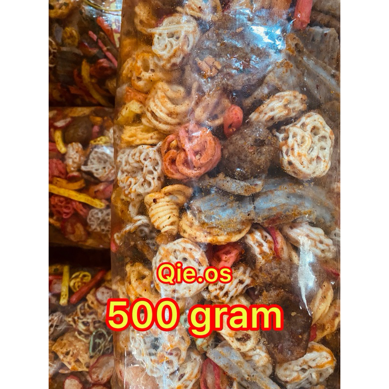 

seblak mix kerupuk seblak campur pedas gurih asin 250gr || 500 gr snack cemilan camilan