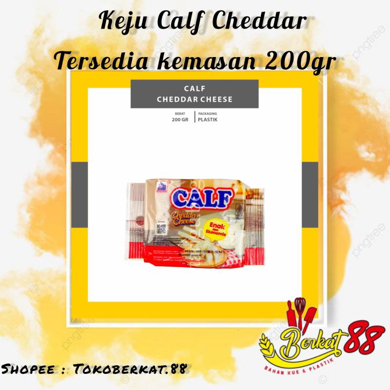 

KEJU CALF CHEDAR CHEESE KEMASAN 250GR