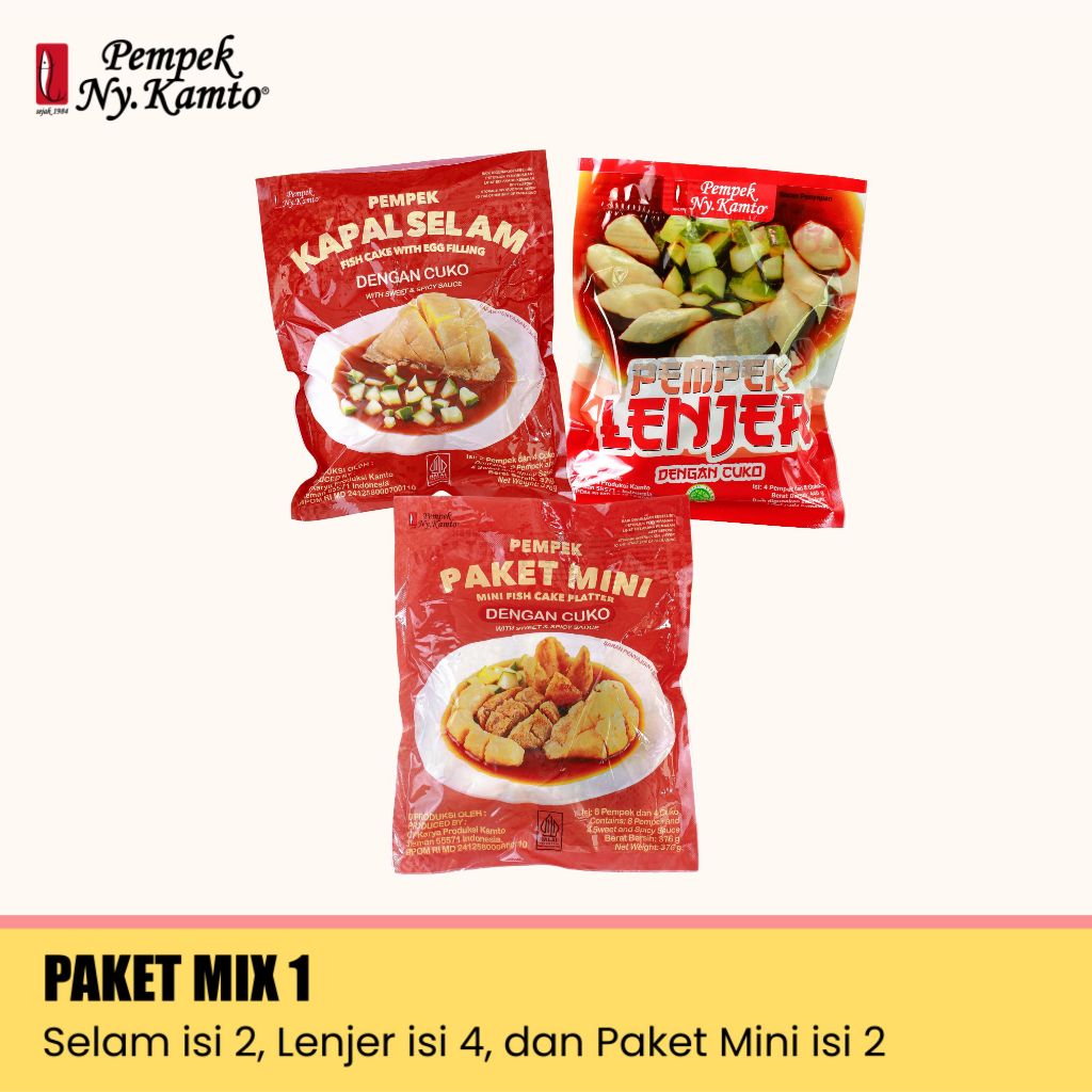 

Pempek Ny. Kamto Paket Mix 1