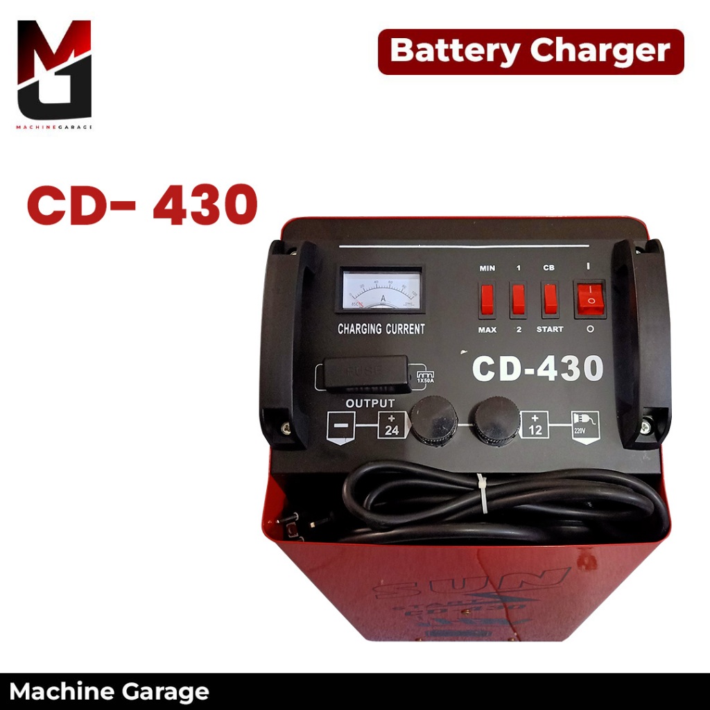 battery charger CD 430 220v Cas Aki CD 430
