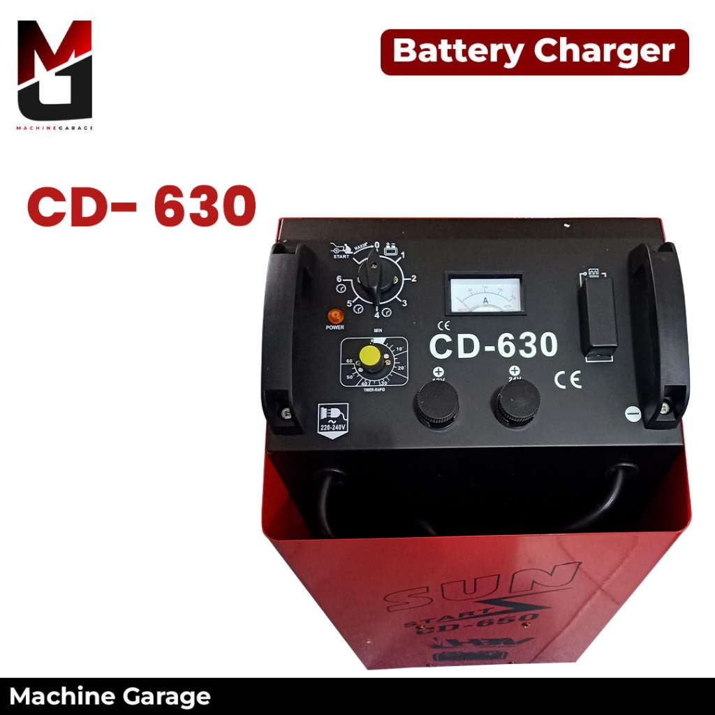 battery charger CD 630 220v charger baterai accu aki