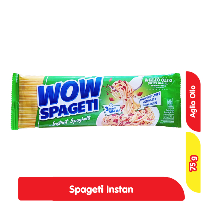 

Wow Spageti Instan Aglio Olio 75 g
