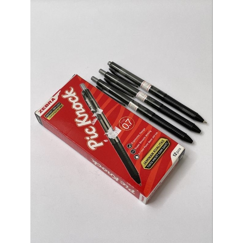 

Pulpen PIC KNOCK 0,7mm hitam satuan