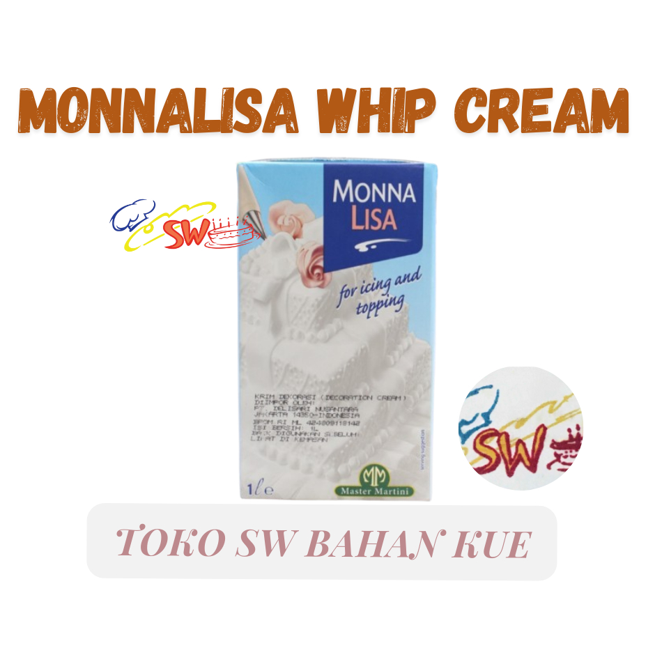 

WHIP CREAM MONNALISA 1 L