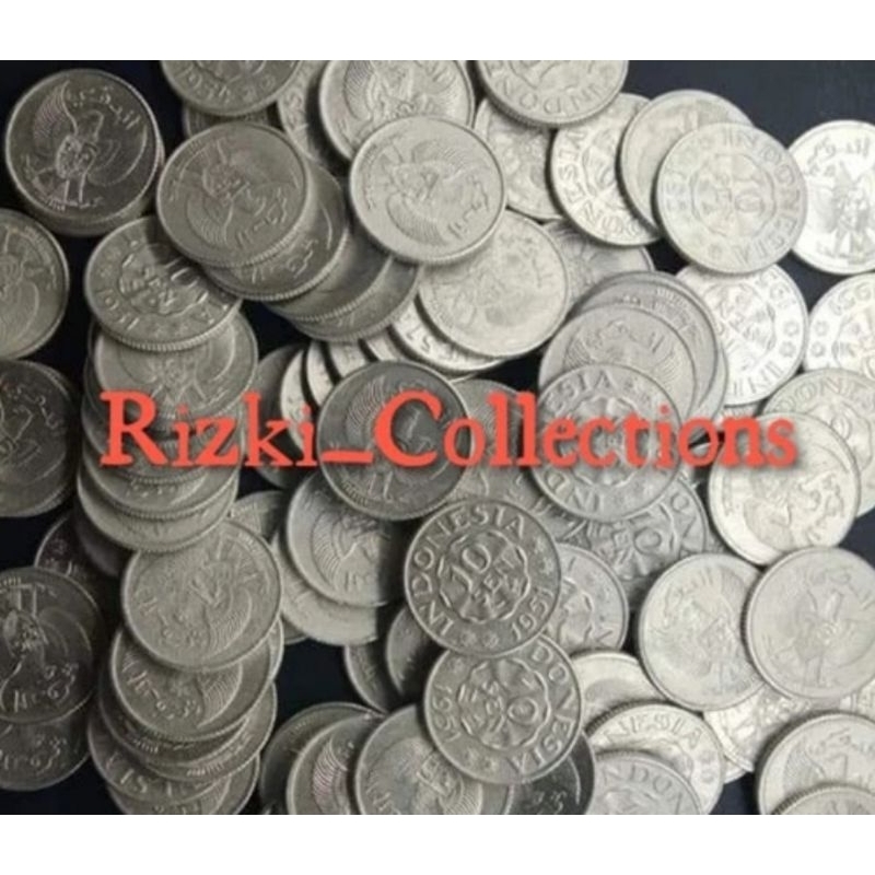 uang kuno koin 10 sen