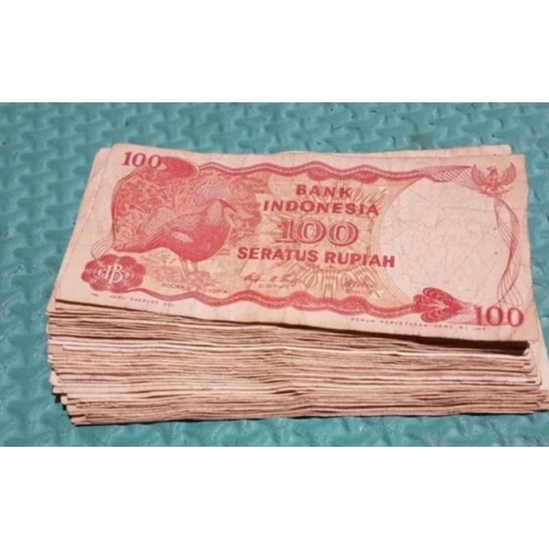 UANG KUNO 100 RUPIAH TH 1984